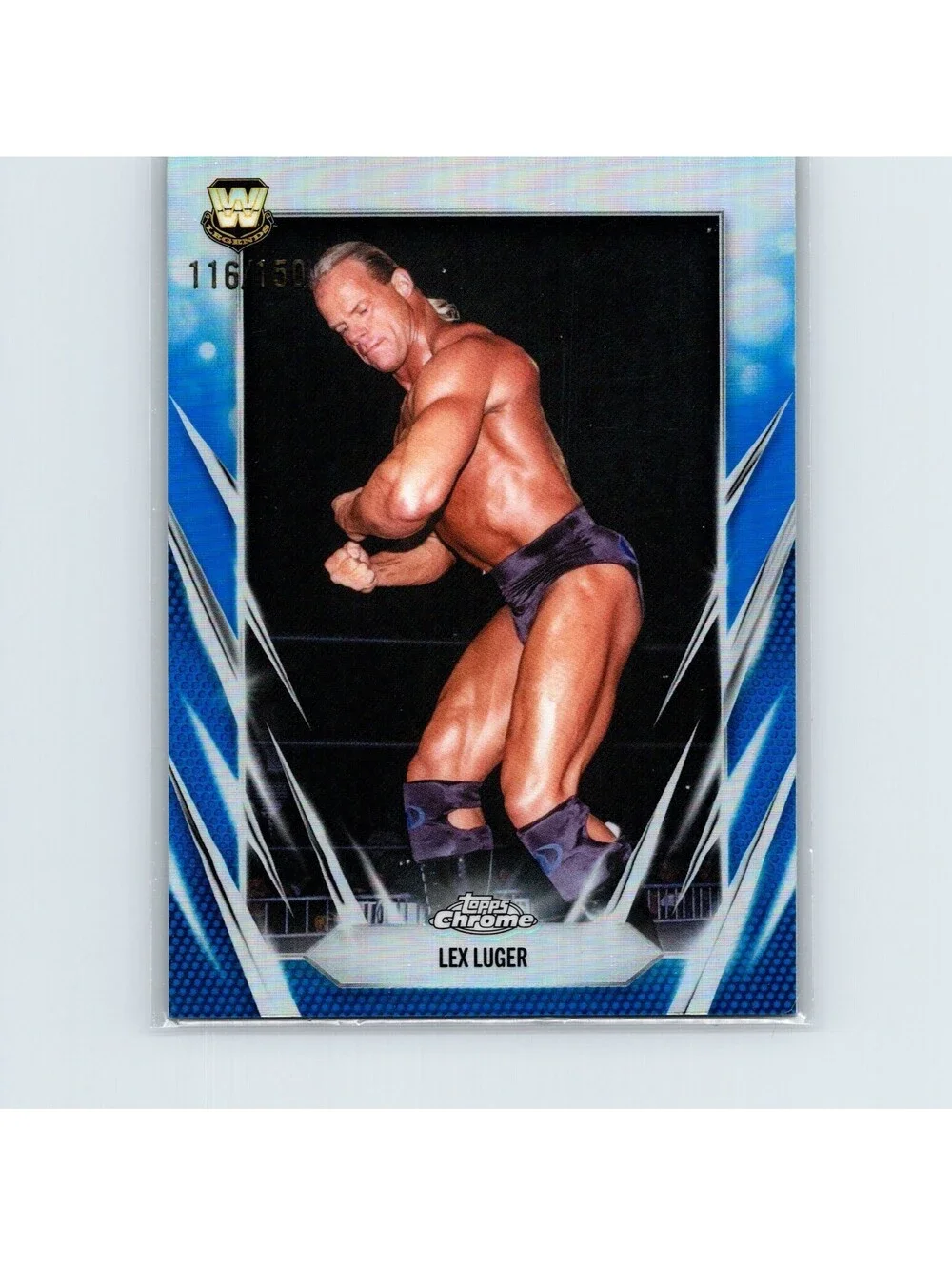 2026 Topps Chrome WWE - Lex Luger #125 - Blue Chrome #'d 116/150